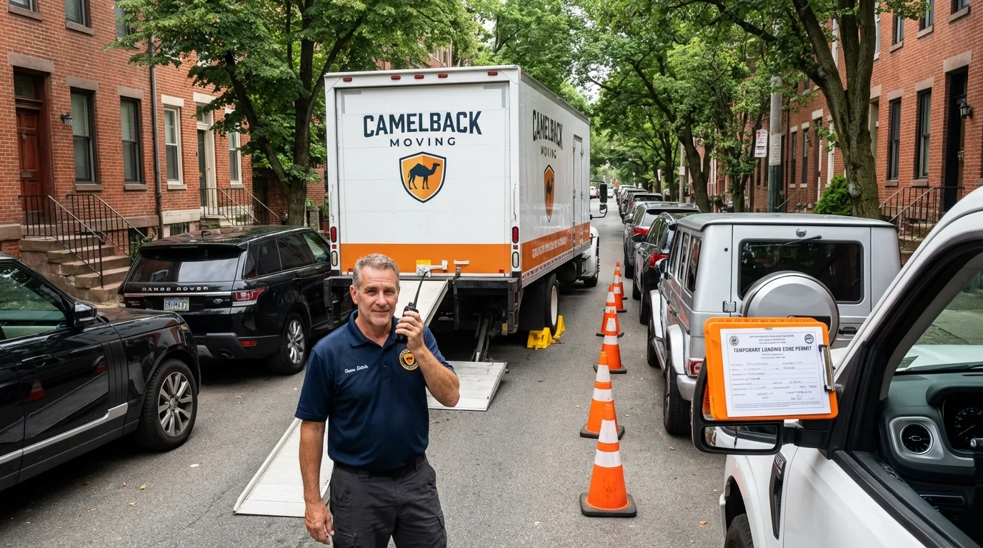 City street loading permit setup in Troy, ME