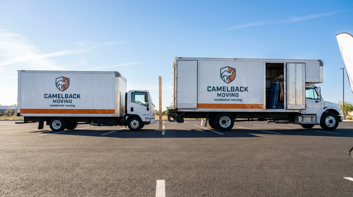 Moving truck size capacity guide in Troy